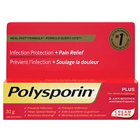 Polysporin Plus Pain Relief Cream - 30g