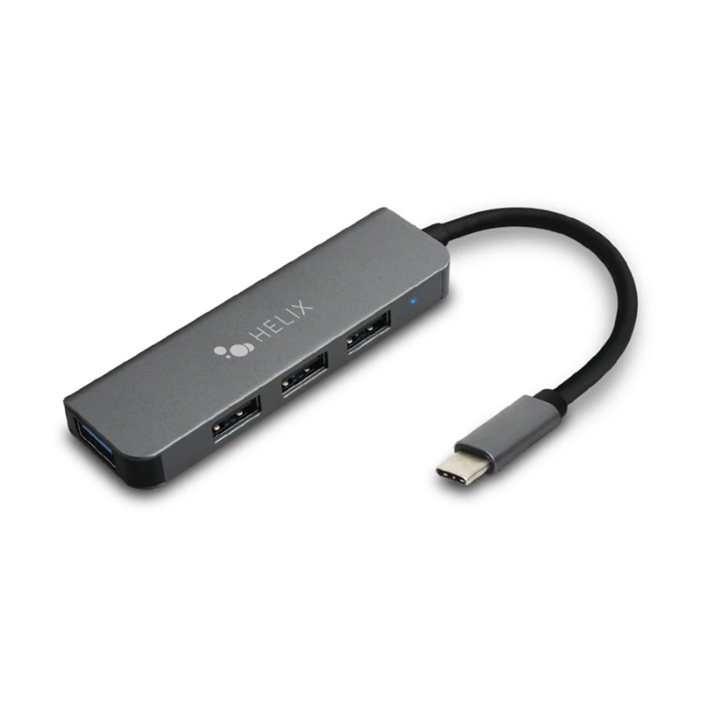 Helix USB-C to 4-Port USB-A Hub - ETHADPCA4