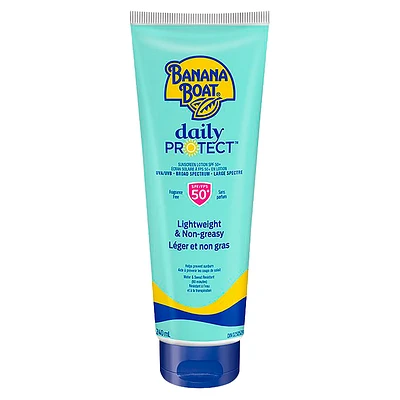 Banana Boat Daily Protect Sunscreen Lotion - SPF 50+ - 240ml