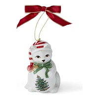 Spode Christmas Tree Ornament - Playful Kitten