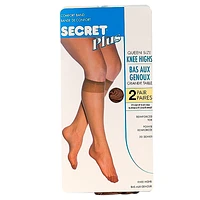 Secret Knee Highs with Reinforced Toe - Queen Size