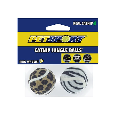 Petsport Catnip Jungle Balls - Assorted