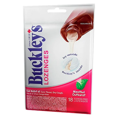 Buckley's Lozenges - Menthol Outburst - 18s