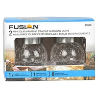 Fusion Mini LED Garden Light Crackle Ball - 2 Piece