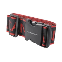 Austin House Canada Luggage Strap - Red/Black - AH93LS01