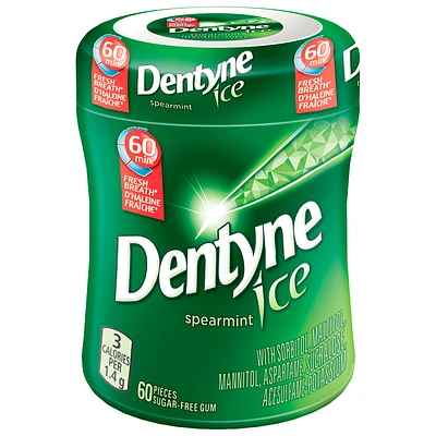 Dentyne Ice Gum - Spearmint - 60's