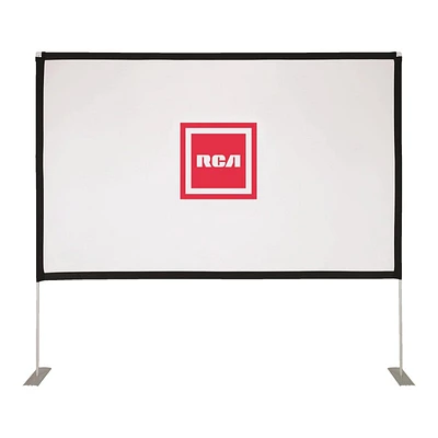 RCA Floor Standing Projection Screen - Silk White - RPJ144