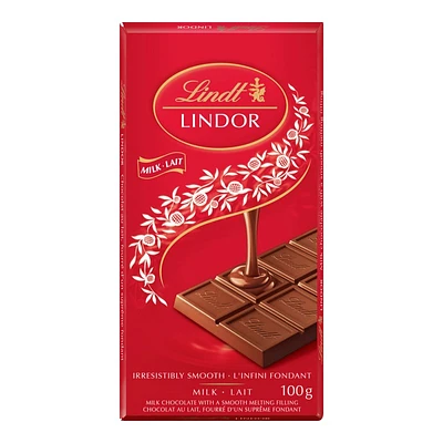 LINDOR Milk Chocolate Bar - 100g