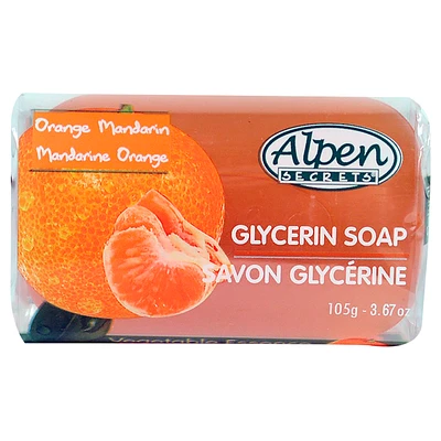 Alpen Secrets Glycerin Soap - Orange Mandarin - 105g