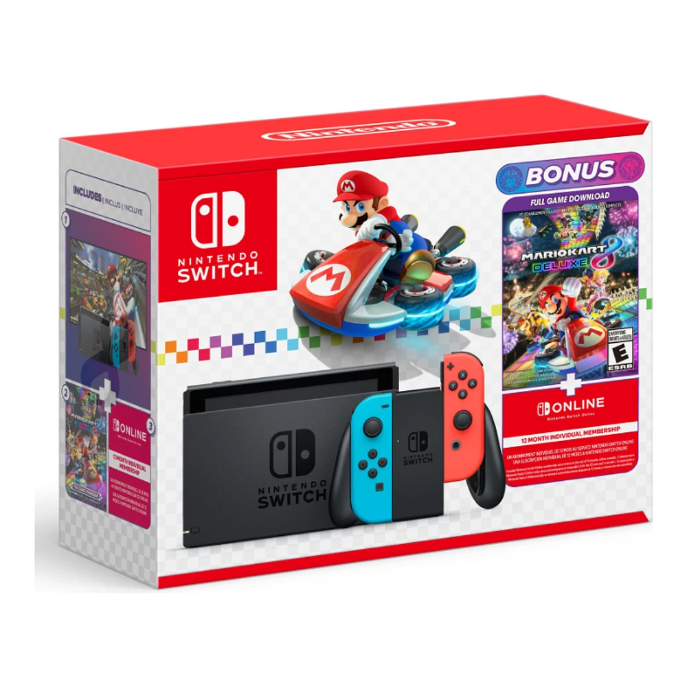 Nintendo Switch Mario Kart 8 Deluxe Bundle - HCDSKABSB