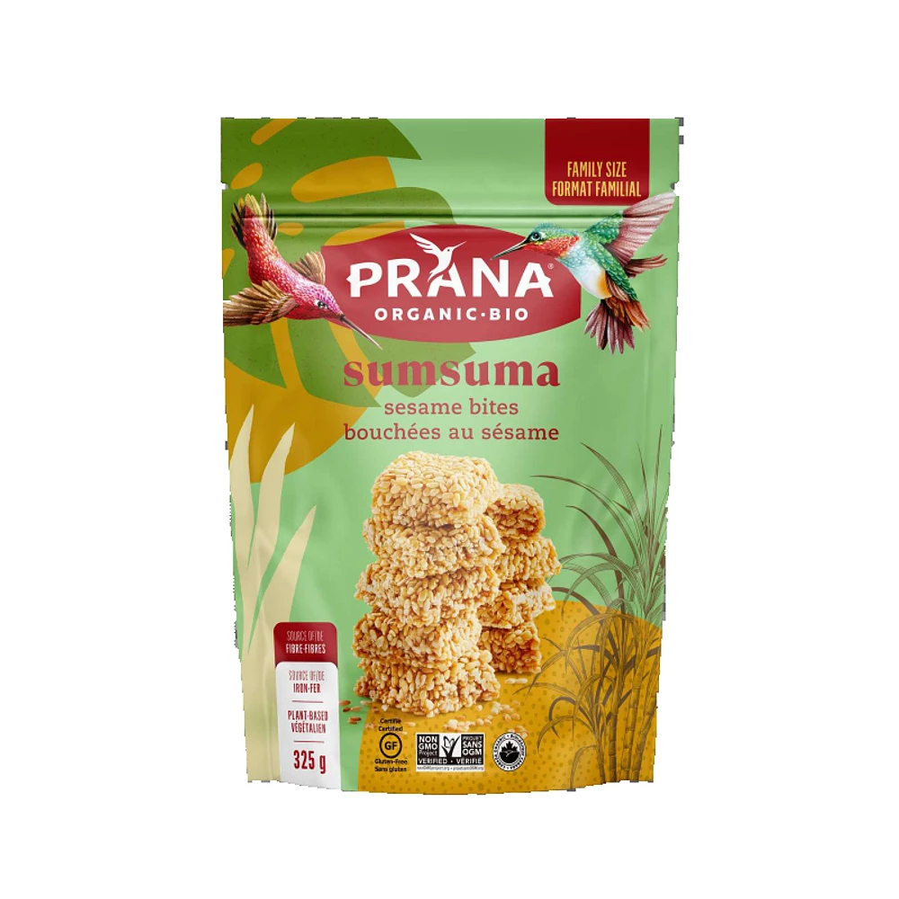 Prana Organic Sumsuma - Sesame Squares - 150g