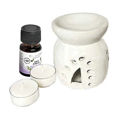 Essentials Aromatherapy Candle Diffuser Kit - Calm & Relax