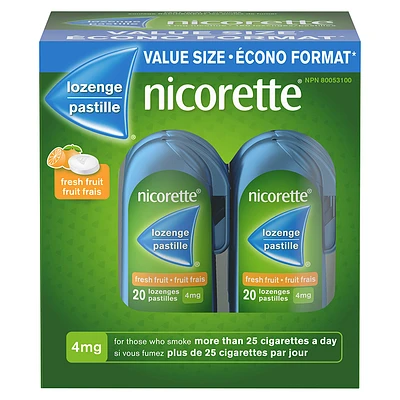 Nicorette Lozenges - Fresh Fruit - 4mg - 160s