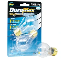 Philips 60W Fan/Garage Light Bulbs - 2 pack - 129403