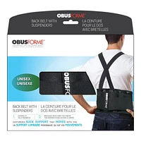 ObusForme Unisex Back Belt - L/XL - Black