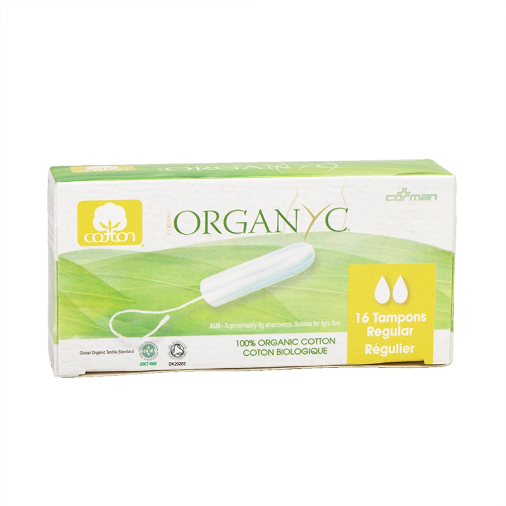 Organyc Tampons - Regular - 16s