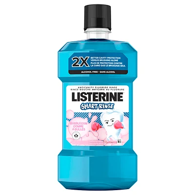 Listerine Smart Rinse Mouthwash - Bubblegum - 500ml