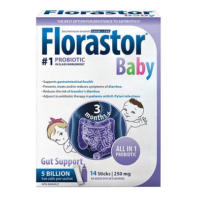 Florastor Baby Probiotics - 14's - 250mg