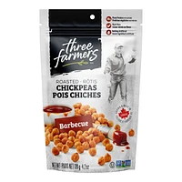 Three Farmers Roasted Chickpeas - Barbecue - 120g