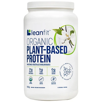 Leanfit Organic Plant-based Protein - Vanilla - 715g