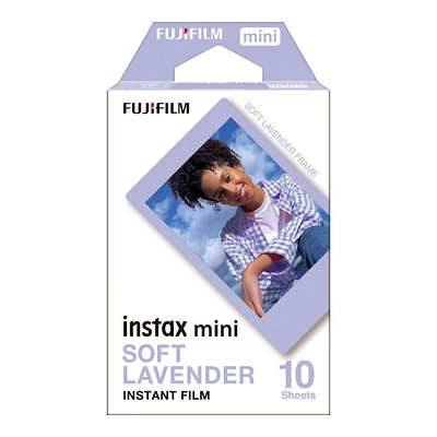Fujifilm Instax Mini Color Instant Film - Soft Lavender - 10's