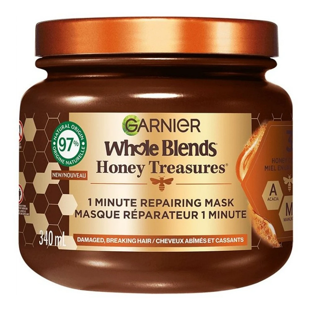 Garnier Whole Blends Honey Treasures 1 Minute Repairing Mask - 340ml