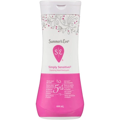 Summer's Eve Simply Sensitive Cleansing Wash - 444ml