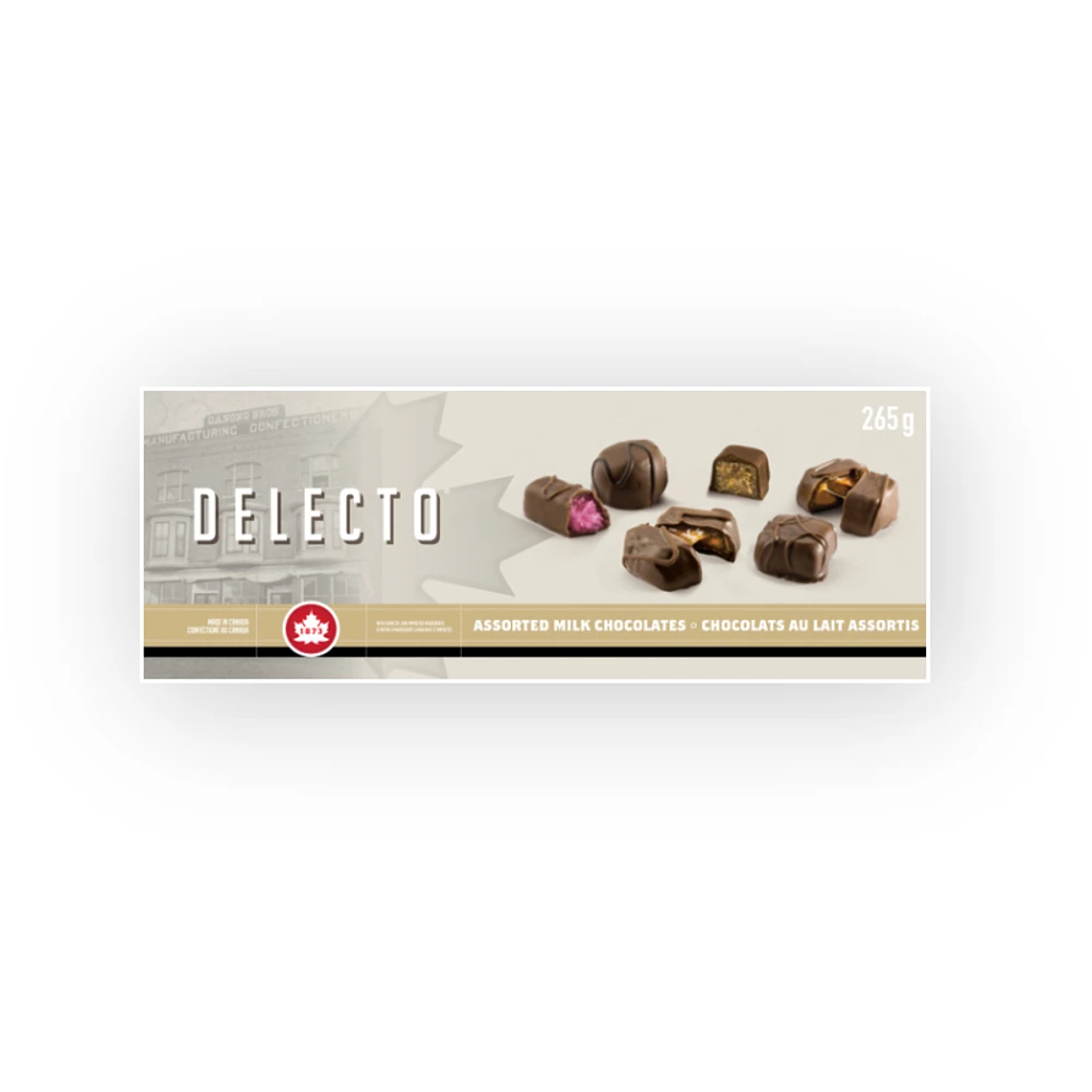 Ganong Delecto Milk Chocolates - Assorted - 265g