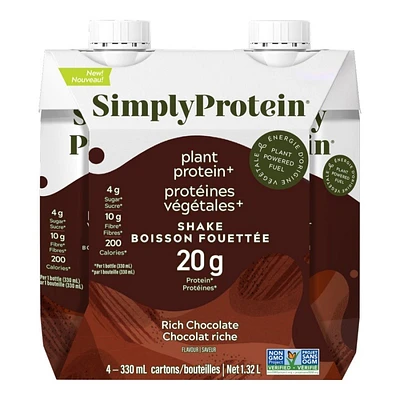SimplyProtein Shake - Rich Chocolate - 4 x 330ml
