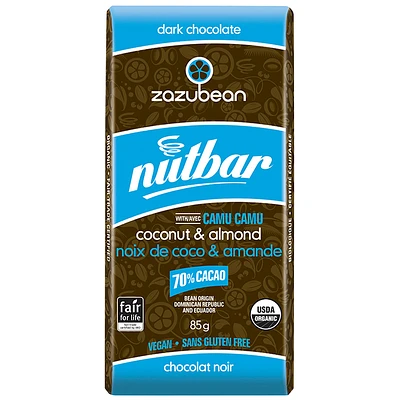 Zazubean NutBar - Coconut Almond - 85g