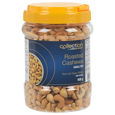 Collection by London Drugs Roasted Cashews - Unsalted - 908g