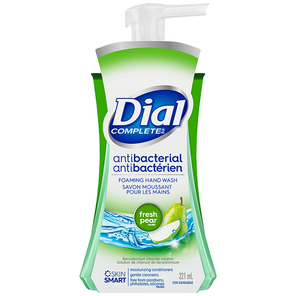 Dial Complete Antibacterial Hand Wash - Fresh Pear - 221ml