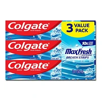 Colgate MaxFresh Toothpaste - Cool Mint - 3 x 150ml