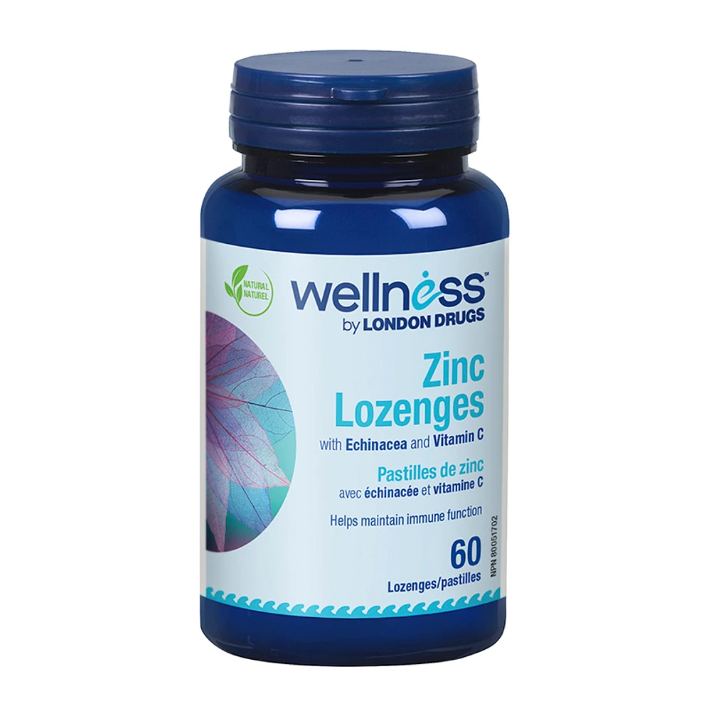 Wellness by London Drugs Zinc Lozenges - 60s