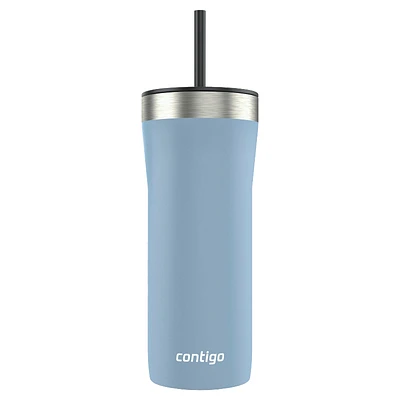 Contigo Streeterville Stainless Steel Tumbler with Straw - Glacier - 32oz