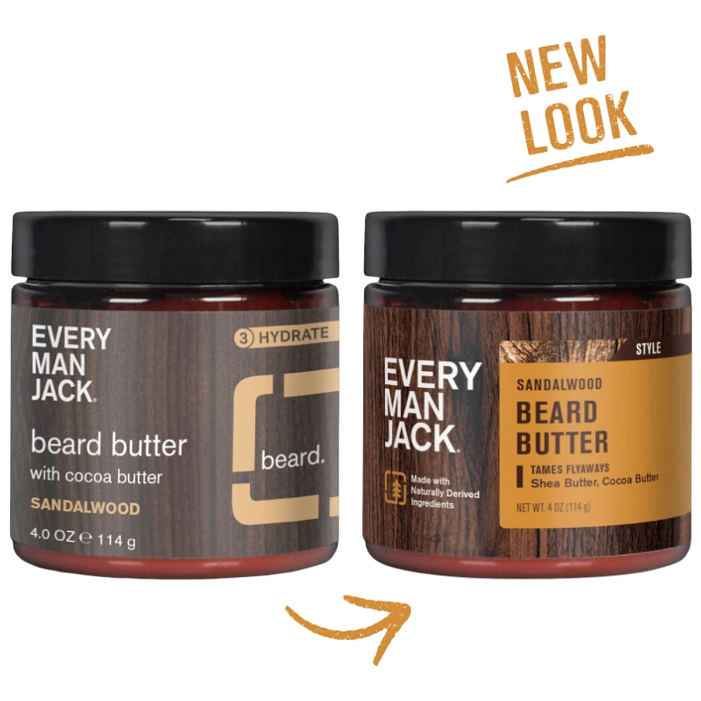 Every Man Jack Beard Butter - Sandalwood - 114g