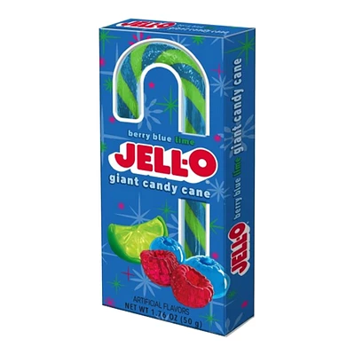 Jell-O Giant Candy Cane - Berry Blue Lime - 50g