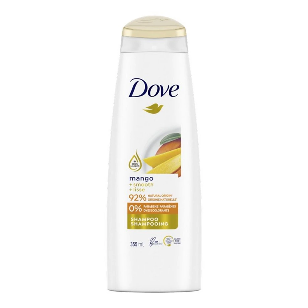 Dove Smoothness & Shine Ritual Shampoo - Dull or Dry Hair - 355ml