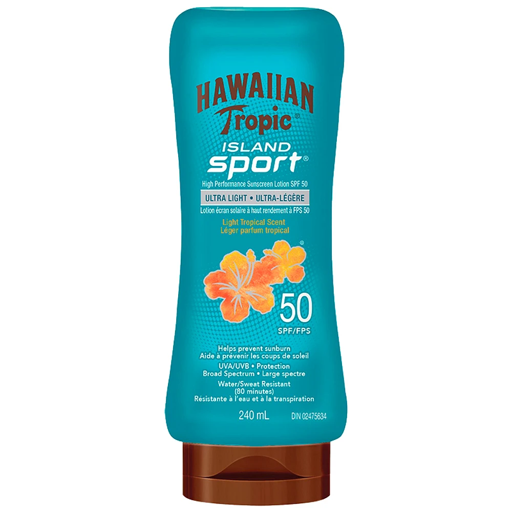 Hawaiian Tropic Island Sport Sunscreen Lotion - SPF 50 - 240ml