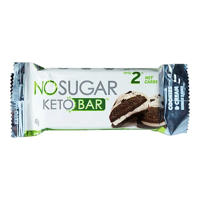 No Sugar Keto Bar - Cookies And Cream - 4x40g