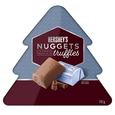 Hershey's Nuggets Truffles Milk Chocolate Tree Box - 141g