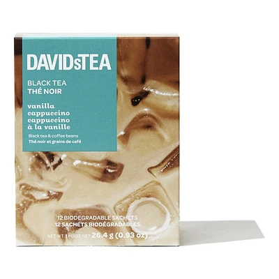 DAVIDsTEA Black Tea - Vanilla Cappuccino - 12's