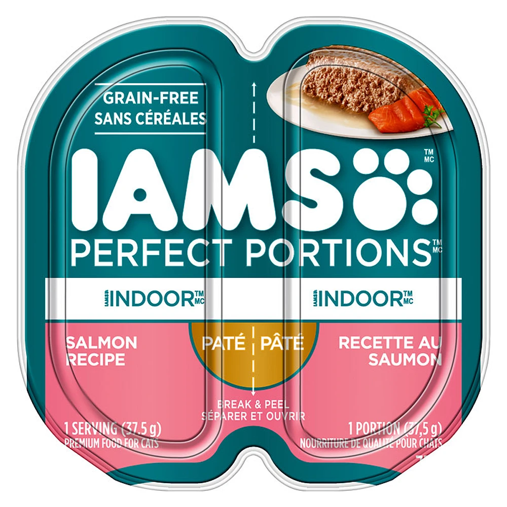 IAMS Perfect Portions Indoor Cat - Salmon - 75g