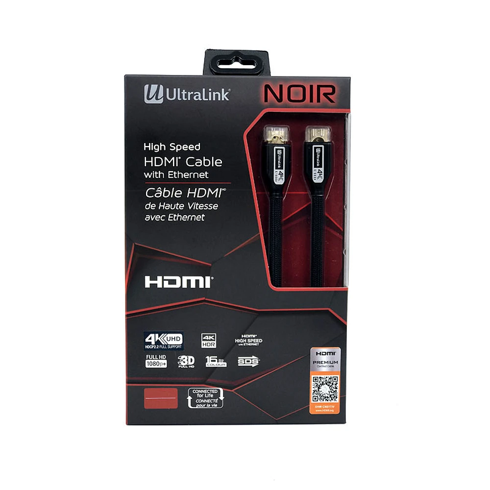 UltraLink Noir HDMI Cable - 3m - ULN3MP