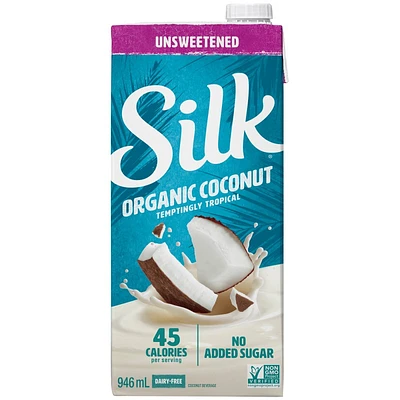 Silk Organic Coconut Milk Unsweetened - 946ml