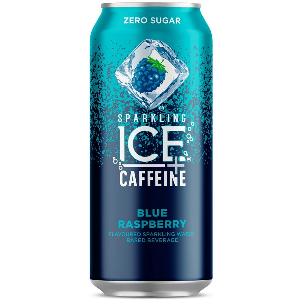 Sparkling Ice Blue Raspberry with Caffeine - 473ml