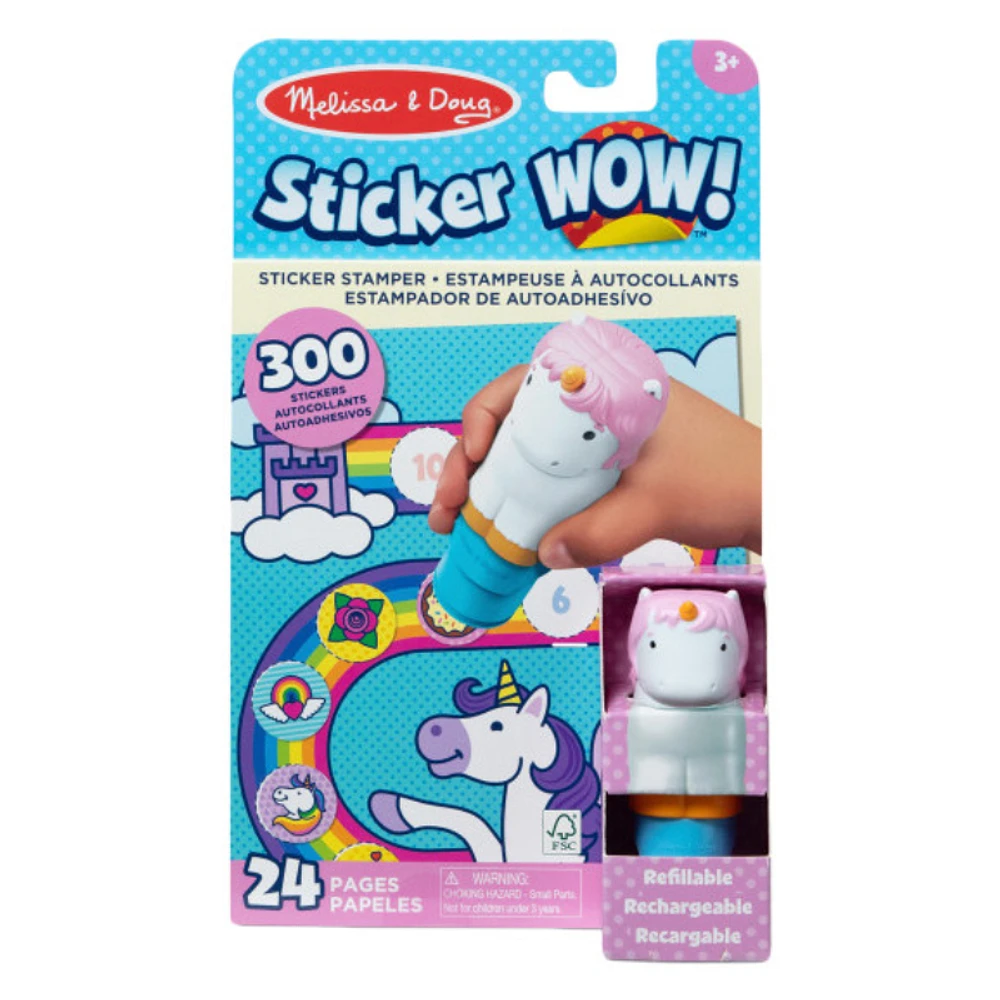 Melissa & Doug Sticker Wow! - Unicorn - 24 Pages