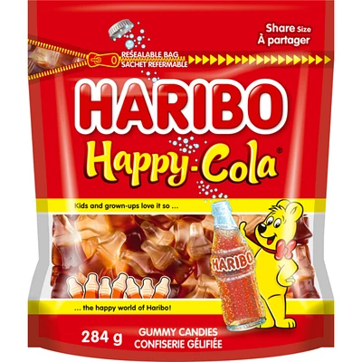 Haribo Happy Cola Gummies - 284g
