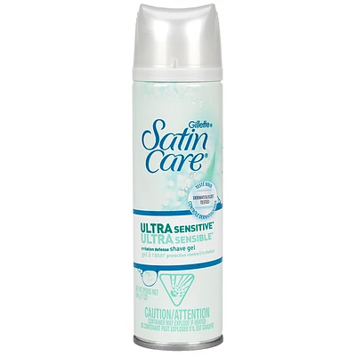 Gillette Satin Care Shave Gel - Ultra Sensitive - 198g