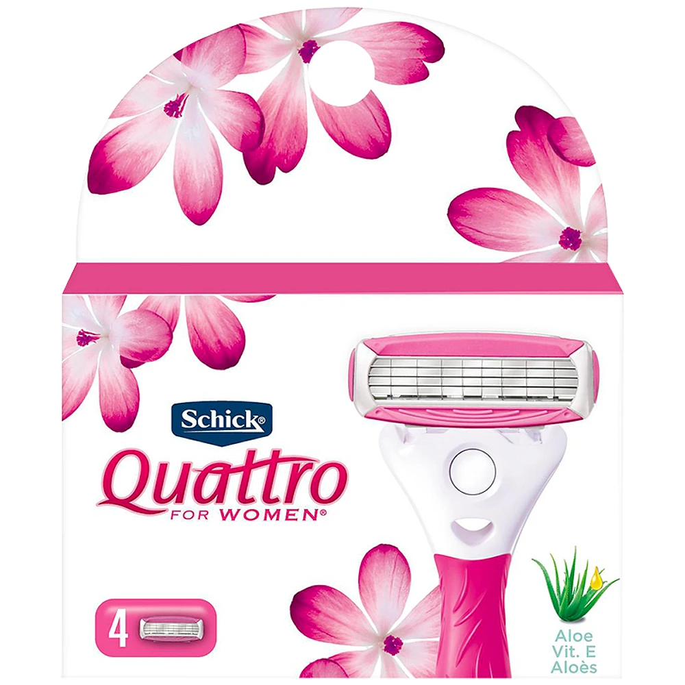 Schick Quattro for Women - Cartridges - 4 pack